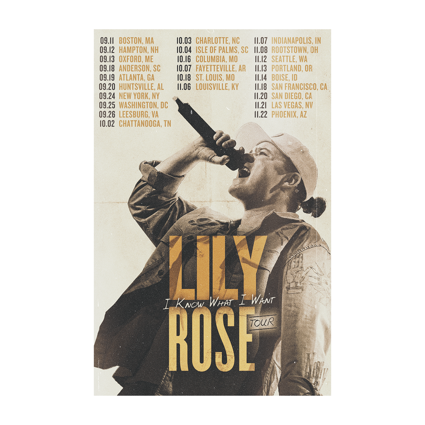 I Know What I Want Poster (SIGNED)