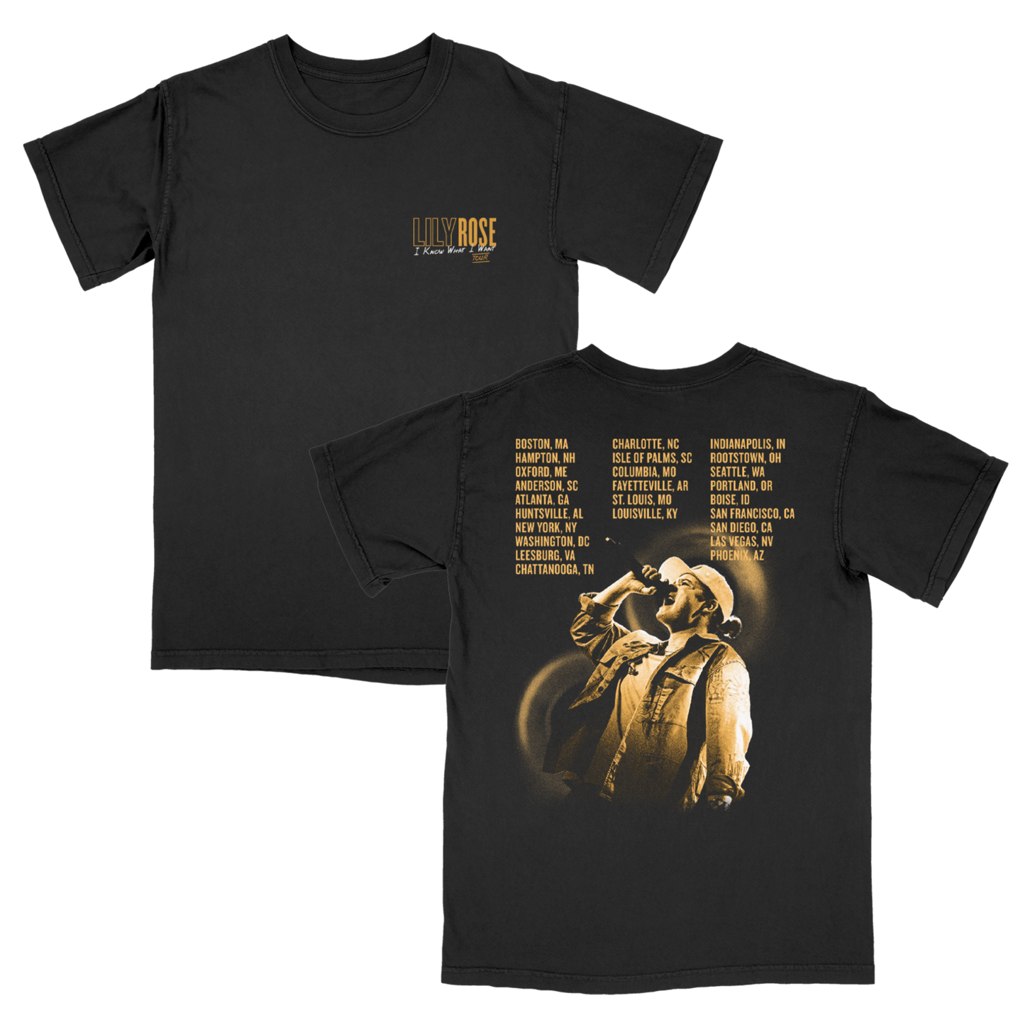 I Know What I Want Tour Tee